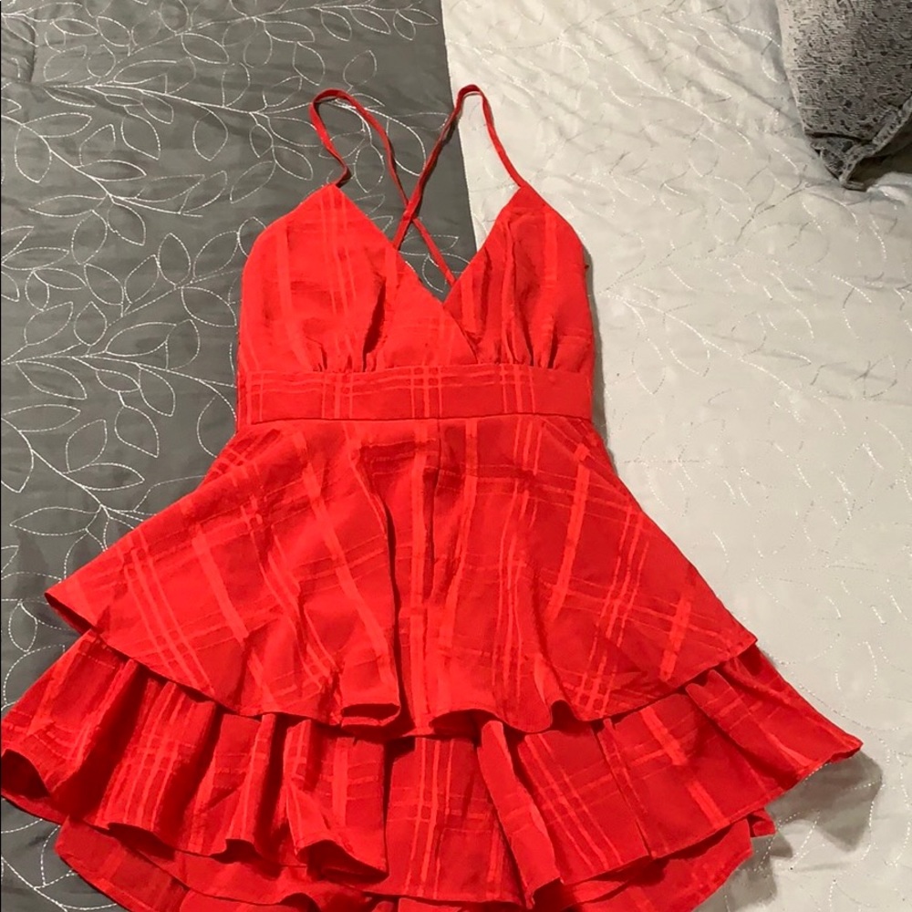 Red romper